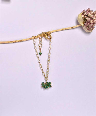 Bracciale donna con i smeraldi