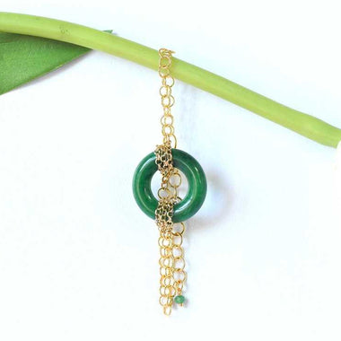 Bracciale con giada
