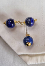 Gemelli da apolso di lapislazzuli