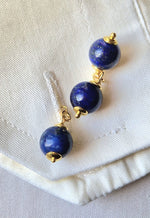 Gemelli da apolso di lapislazzuli