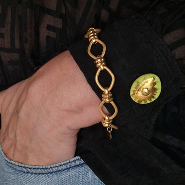 Bracciale in argento 925 placcato oro
