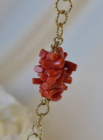 Collana con lapislazzuli e corallo