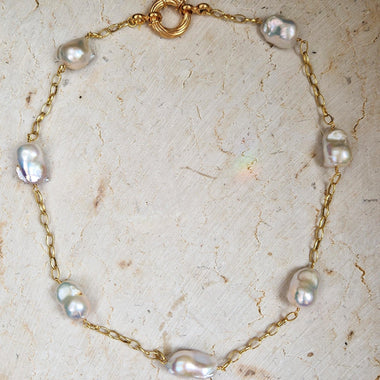 Collana con perle barocche