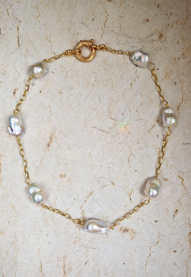Collana con perle barocche
