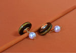 Gemelli con perla e occhio di tigre