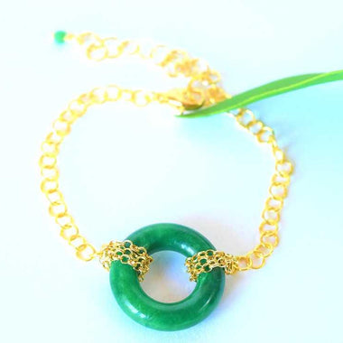 Bracciale con giada