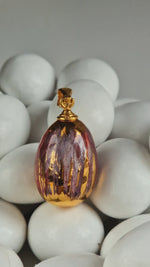 Girocollo con ceramica dipinta con oro 24k