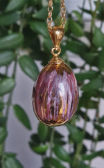 Girocollo con ceramica dipinta con oro 24k