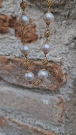 Bracciale in argento 925 con perle