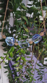 Collana in argento con topazio