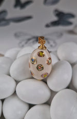 Girocollo con ceramica dipinta oro 24k