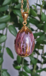 Girocollo con ceramica dipinta con oro 24k