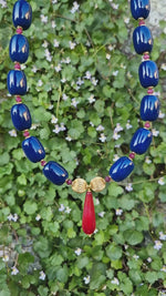 Collana con rubini e agata